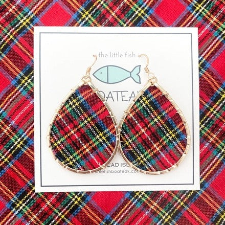 Plaid Nation Schooner earrings