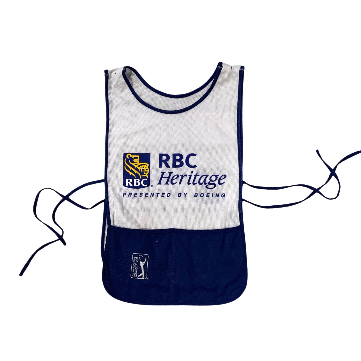 RBC Heritage 2023 Game Used Bib - Signed by Justin Thomas