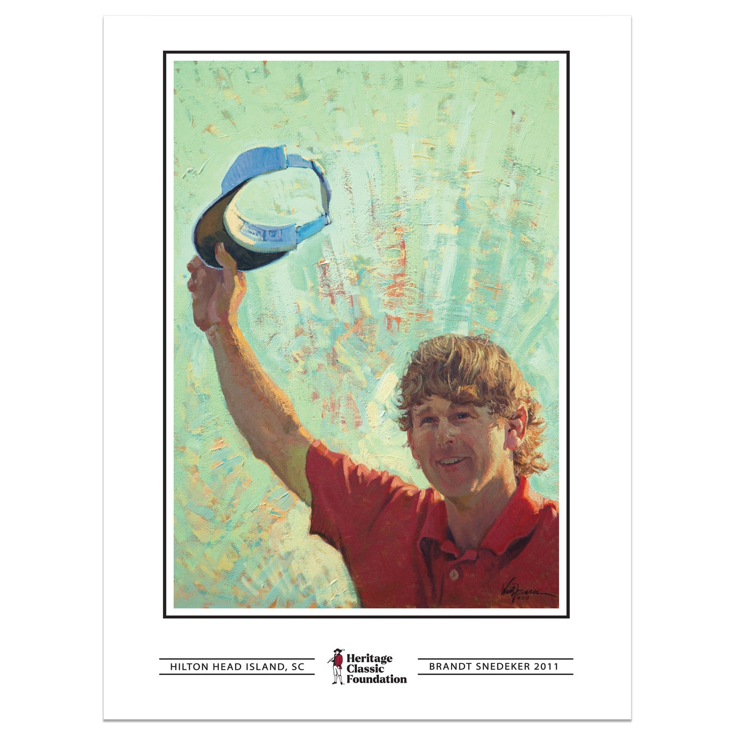 Heritage Classic 2011 Brandt Snedeker - 12x16 Champions  Print