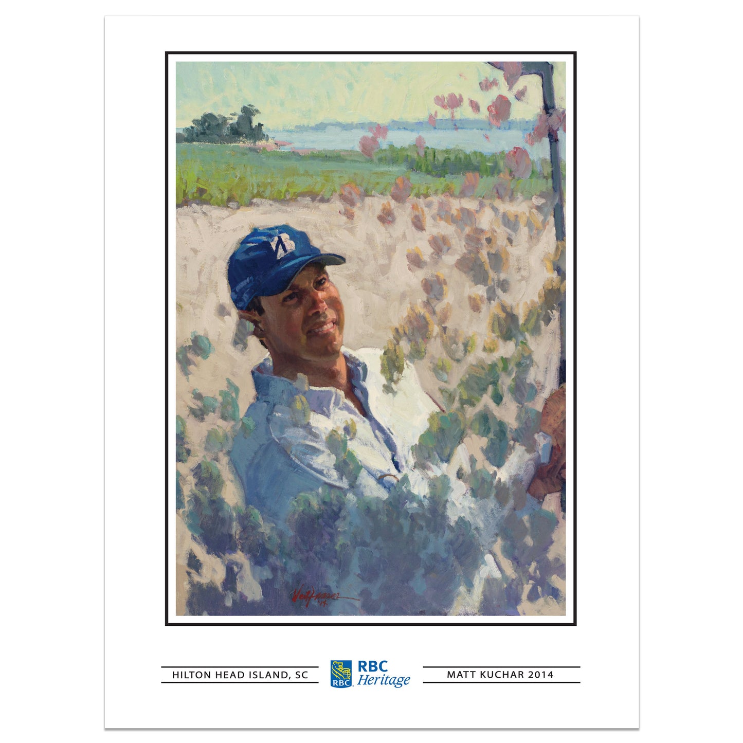 RBC Heritage Classic 2014 Matt Kuchar - 12x16 Champions Print