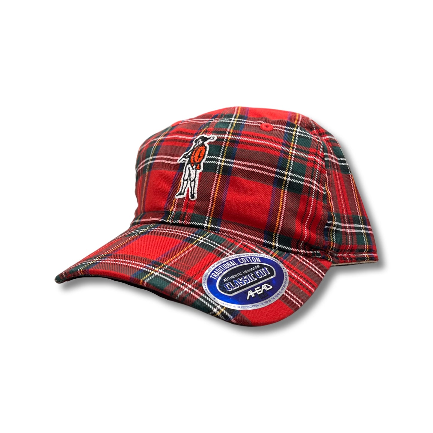 Willie Adjustable Golf Cap - Plaid