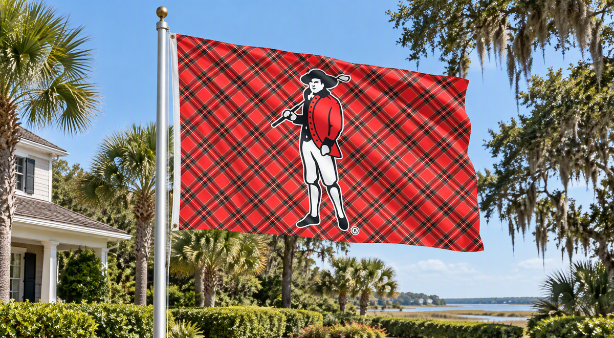 Plaid Nation 3' x 5' flag with grommets