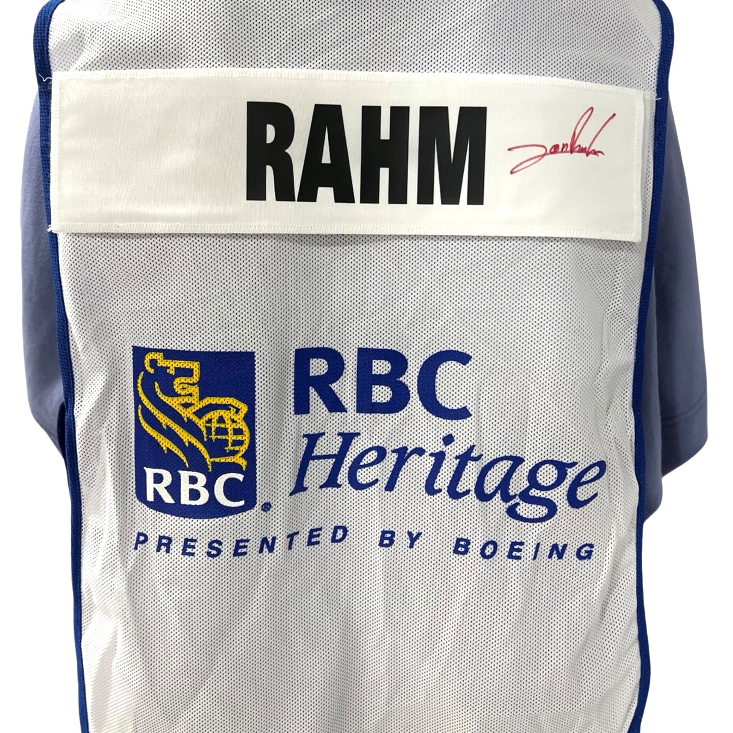 RBC Heritage 2023 Game Used Bib - Signed by Jon Rahm