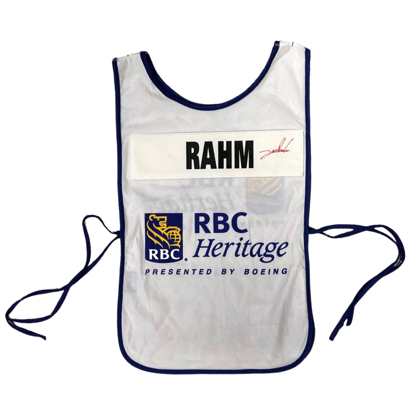 RBC Heritage 2023 Game Used Bib - Signed by Jon Rahm
