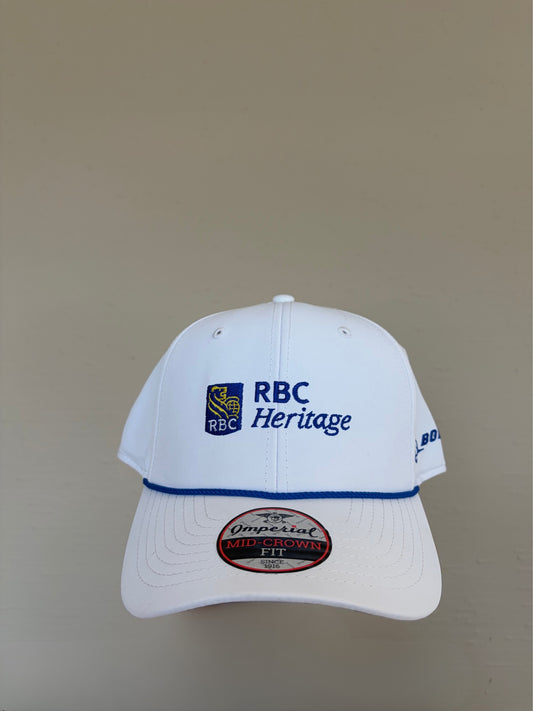 White RBC Heritage rope cap