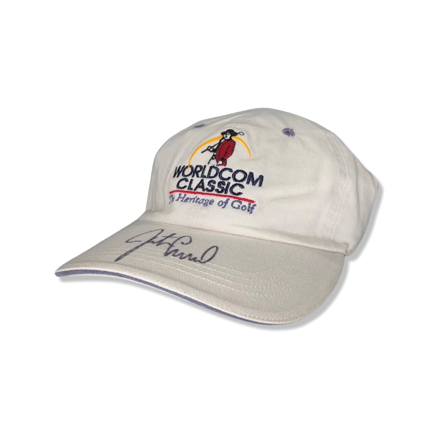 Worldcom Classic Hat - Signed by Justin Leonard
