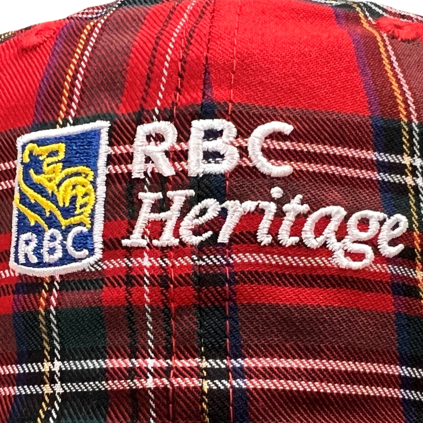 RBC Heritage Adjustable Golf Cap - Plaid